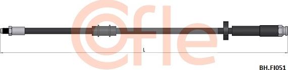 Cofle 92.BH.FI051 - Тормозной шланг autospares.lv