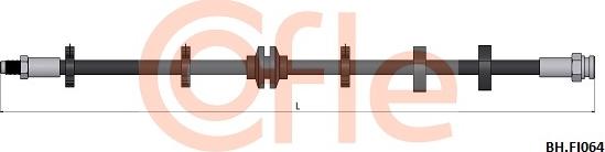 Cofle 92.BH.FI064 - Тормозной шланг autospares.lv