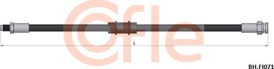 Cofle 92.BH.FI071 - Тормозной шланг autospares.lv