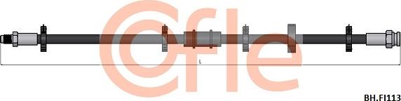 Cofle 92.BH.FI113 - Тормозной шланг autospares.lv