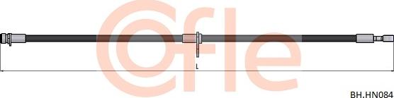 Cofle 92.BH.HN084 - Тормозной шланг autospares.lv