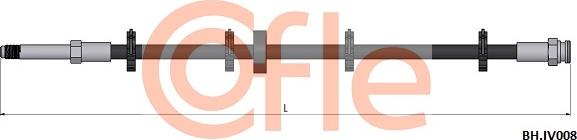 Cofle 92.BH.IV008 - Тормозной шланг autospares.lv