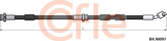 Cofle 92.BH.NI097 - Тормозной шланг autospares.lv