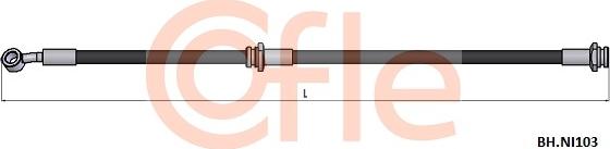 Cofle 92.BH.NI103 - Тормозной шланг autospares.lv