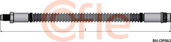 Cofle 92.BH.OP062 - Тормозной шланг autospares.lv