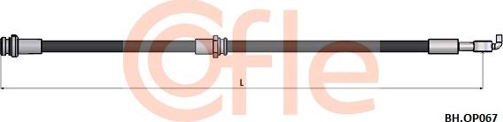 Cofle 92.BH.OP067 - Тормозной шланг autospares.lv