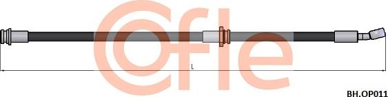 Cofle 92.BH.OP011 - Тормозной шланг autospares.lv