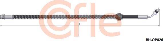 Cofle 92.BH.OP026 - Тормозной шланг autospares.lv