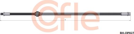 Cofle 92.BH.OP027 - Тормозной шланг autospares.lv