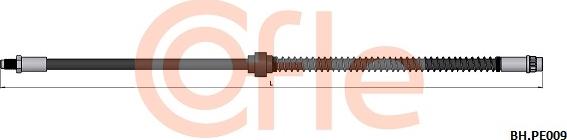 Cofle 92.BH.PE009 - Тормозной шланг autospares.lv