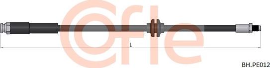 Cofle 92.BH.PE012 - Тормозной шланг autospares.lv