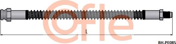 Cofle 92.BH.PE085 - Тормозной шланг autospares.lv