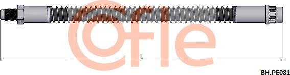 Cofle 92.BH.PE081 - Тормозной шланг autospares.lv