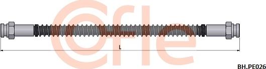 Cofle 92.BH.PE026 - Тормозной шланг autospares.lv