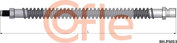 Cofle 92.BH.PS013 - Тормозной шланг autospares.lv