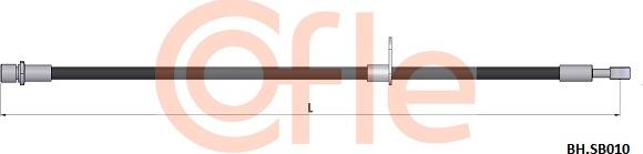 Cofle 92.BH.SB010 - Тормозной шланг autospares.lv