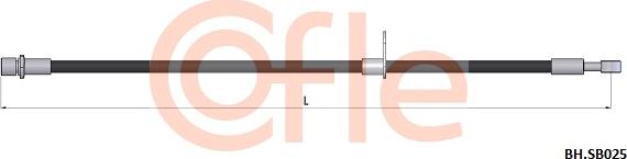 Cofle 92.BH.SB025 - Тормозной шланг autospares.lv