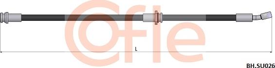 Cofle 92.BH.SU026 - Тормозной шланг autospares.lv