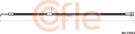 Cofle 92.BH.TY015 - Тормозной шланг autospares.lv