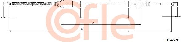 Cofle 92.10.4576 - Тросик, cтояночный тормоз autospares.lv