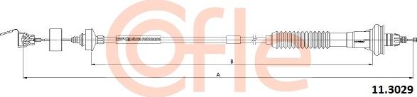 Cofle 11.3029 - Трос, управление сцеплением autospares.lv