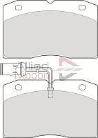 Comline ADB1437 - Тормозные колодки, дисковые, комплект autospares.lv