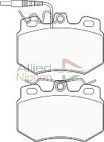 Comline ADB1515 - Тормозные колодки, дисковые, комплект autospares.lv