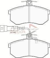 Comline ADB1511 - Тормозные колодки, дисковые, комплект autospares.lv