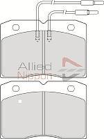 Comline ADB11047 - Тормозные колодки, дисковые, комплект autospares.lv