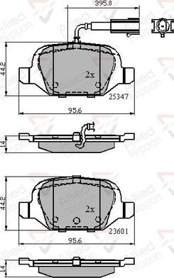 Comline ADB11026 - Тормозные колодки, дисковые, комплект autospares.lv