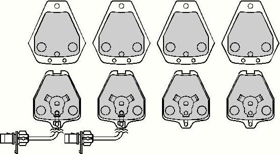 Comline ADB11764 - Тормозные колодки, дисковые, комплект autospares.lv