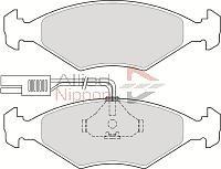 Comline ADB1228 - Тормозные колодки, дисковые, комплект autospares.lv