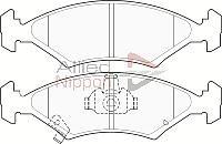 Comline ADB3936 - Тормозные колодки, дисковые, комплект autospares.lv