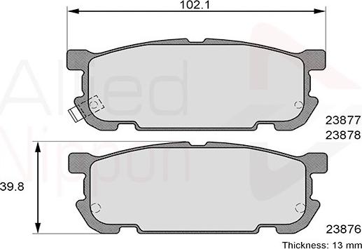 Comline ADB31207 - Тормозные колодки, дисковые, комплект autospares.lv