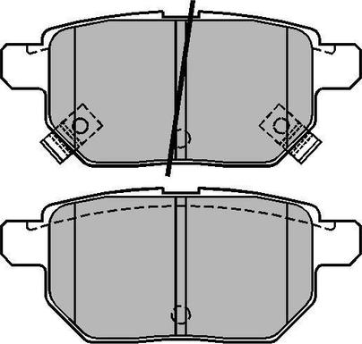 ACDelco 19374437 - Тормозные колодки, дисковые, комплект autospares.lv