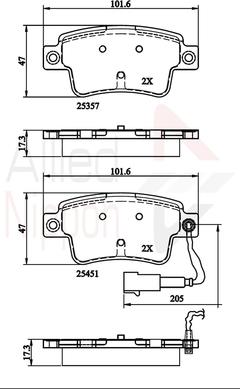 Comline ADB21528 - Тормозные колодки, дисковые, комплект autospares.lv