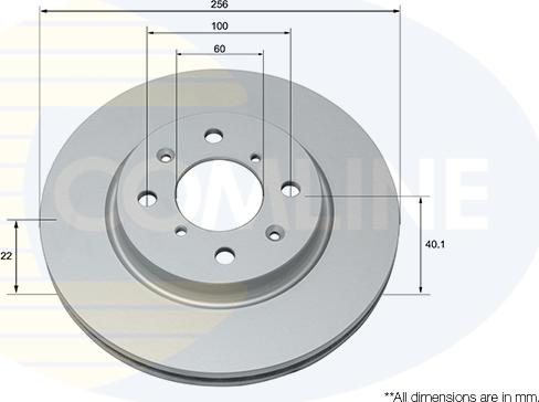 Comline ADC0931V - Тормозной диск autospares.lv