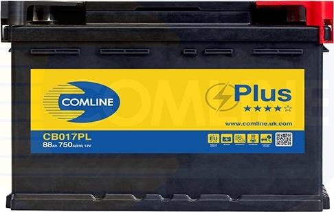 Comline CB017PL - Стартерная аккумуляторная батарея, АКБ autospares.lv
