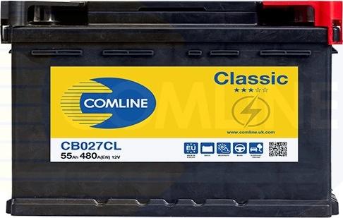 Comline CB027CL - Стартерная аккумуляторная батарея, АКБ autospares.lv