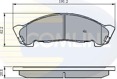 Japanparts JPA-919 - Тормозные колодки, дисковые, комплект autospares.lv