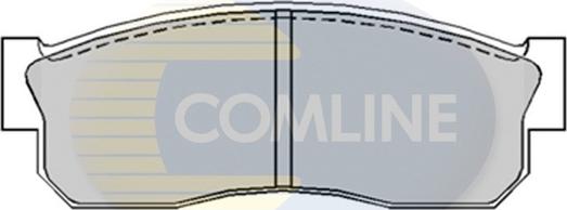 Comline CBP0207 - Тормозные колодки, дисковые, комплект autospares.lv