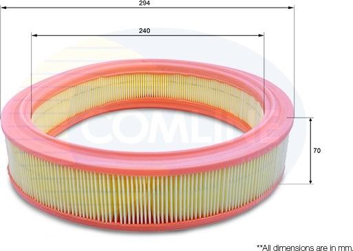 Comline EAF098 - Воздушный фильтр, двигатель autospares.lv