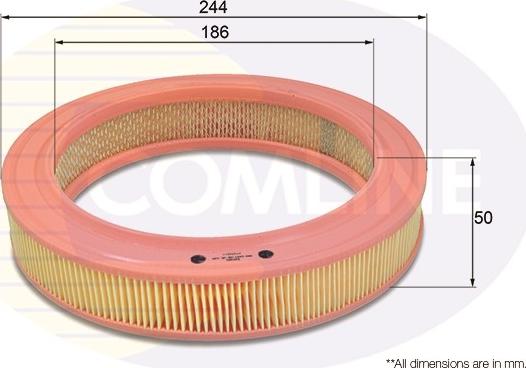 Comline EAF002 - Воздушный фильтр, двигатель autospares.lv