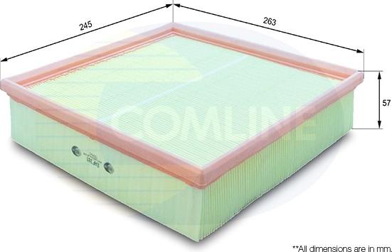 Comline EAF381 - Воздушный фильтр, двигатель autospares.lv