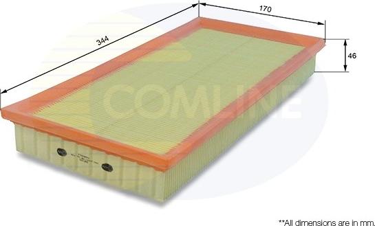 Comline EAF270 - Воздушный фильтр, двигатель autospares.lv