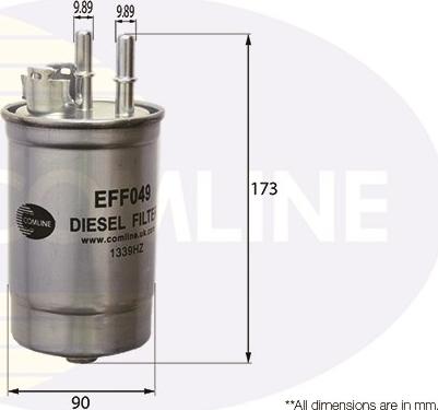 Comline EFF049 - Топливный фильтр autospares.lv