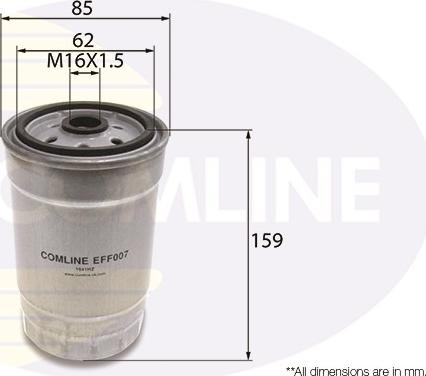 Comline EFF007 - Топливный фильтр autospares.lv