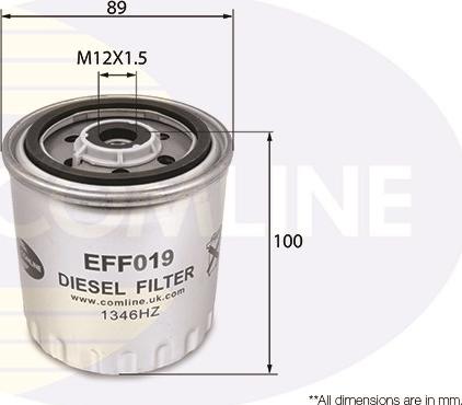 Comline EFF019 - Топливный фильтр autospares.lv