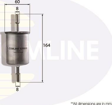 Comline EFF010 - Топливный фильтр autospares.lv