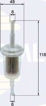 Comline EFF011 - Топливный фильтр autospares.lv